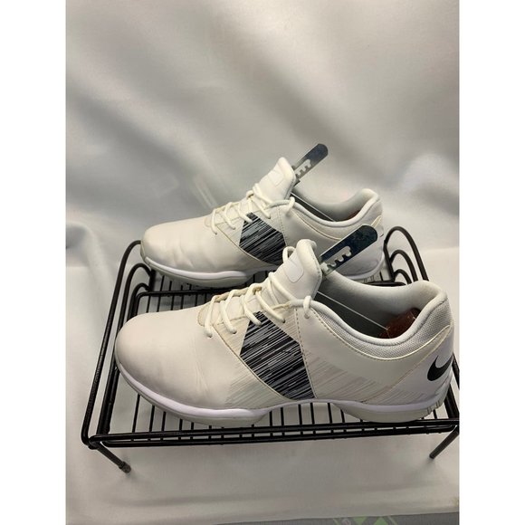 NIKE WOMENS DELIGHT V GOLF SHOES WHITE Water Resistant 651997 100 Sz 7.5 - Picture 1 of 8